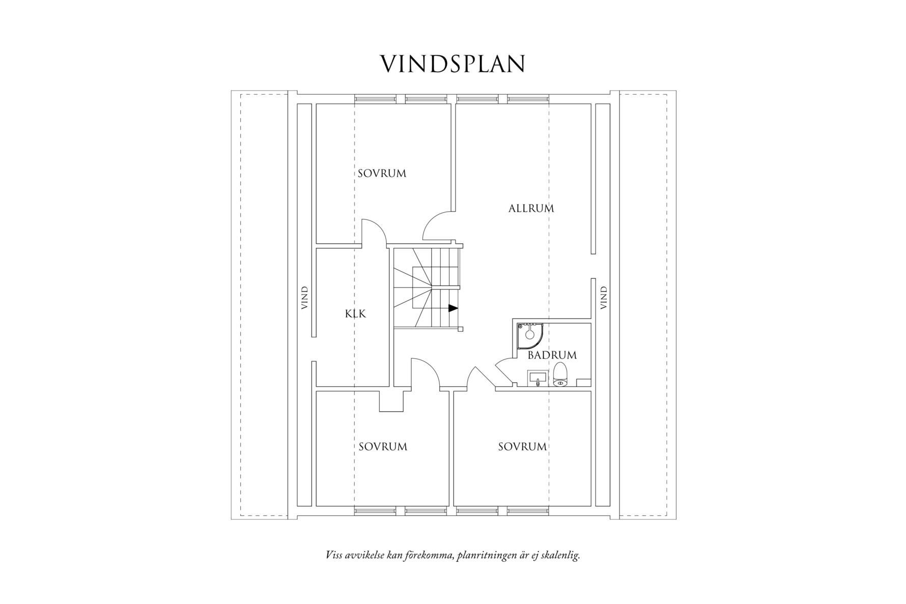 Planritning 2 Övre Östergårdsvägen 34A