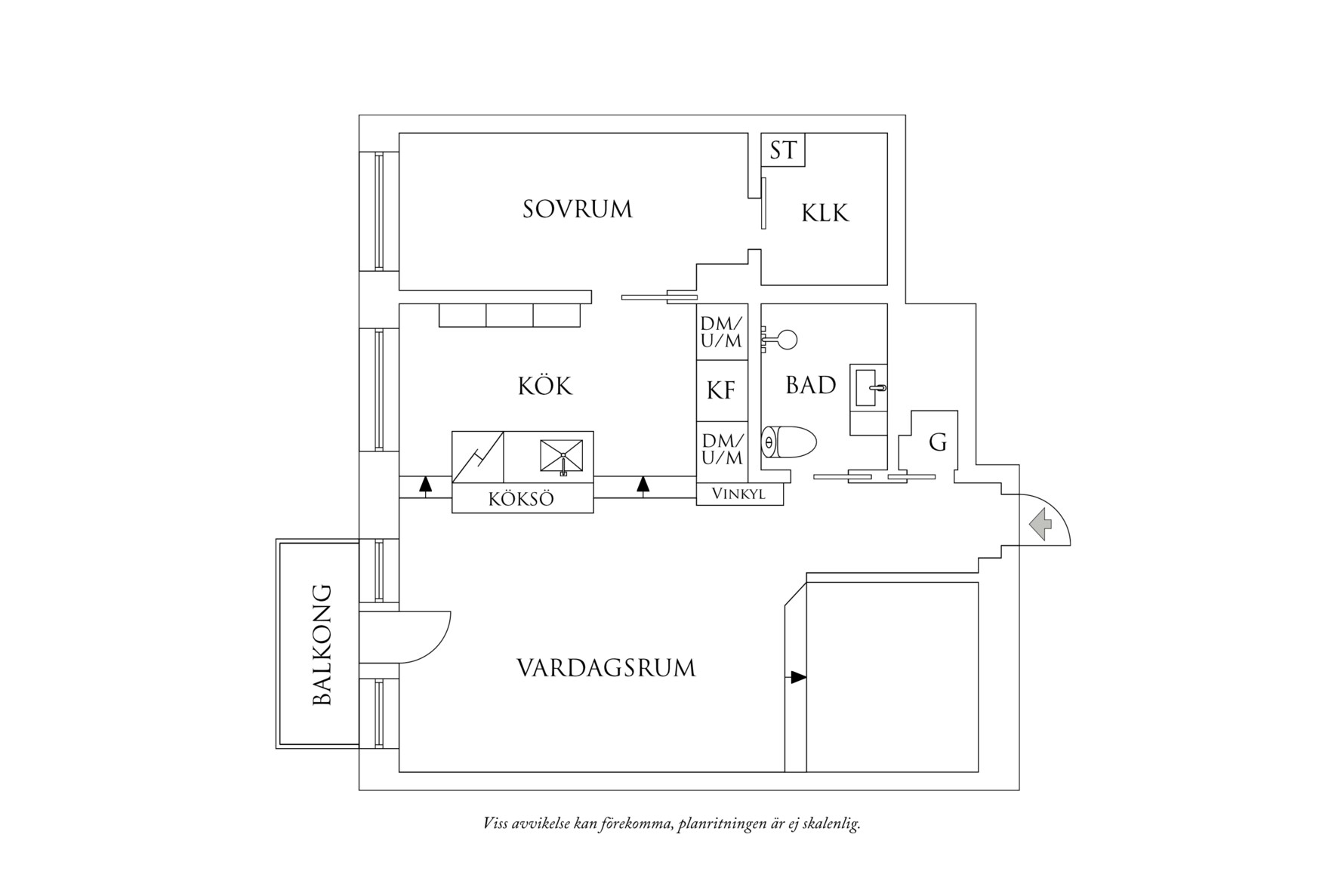 Planritning 1 Cederbourgsgatan 7