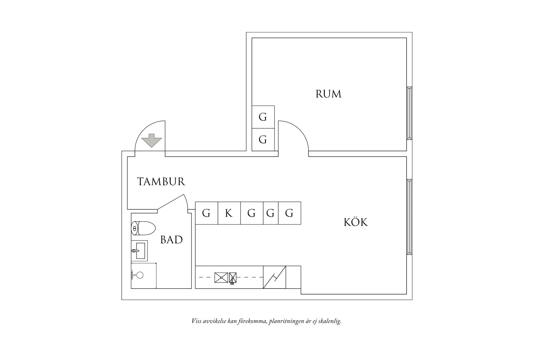 Planritning 1 Skepparegången 28