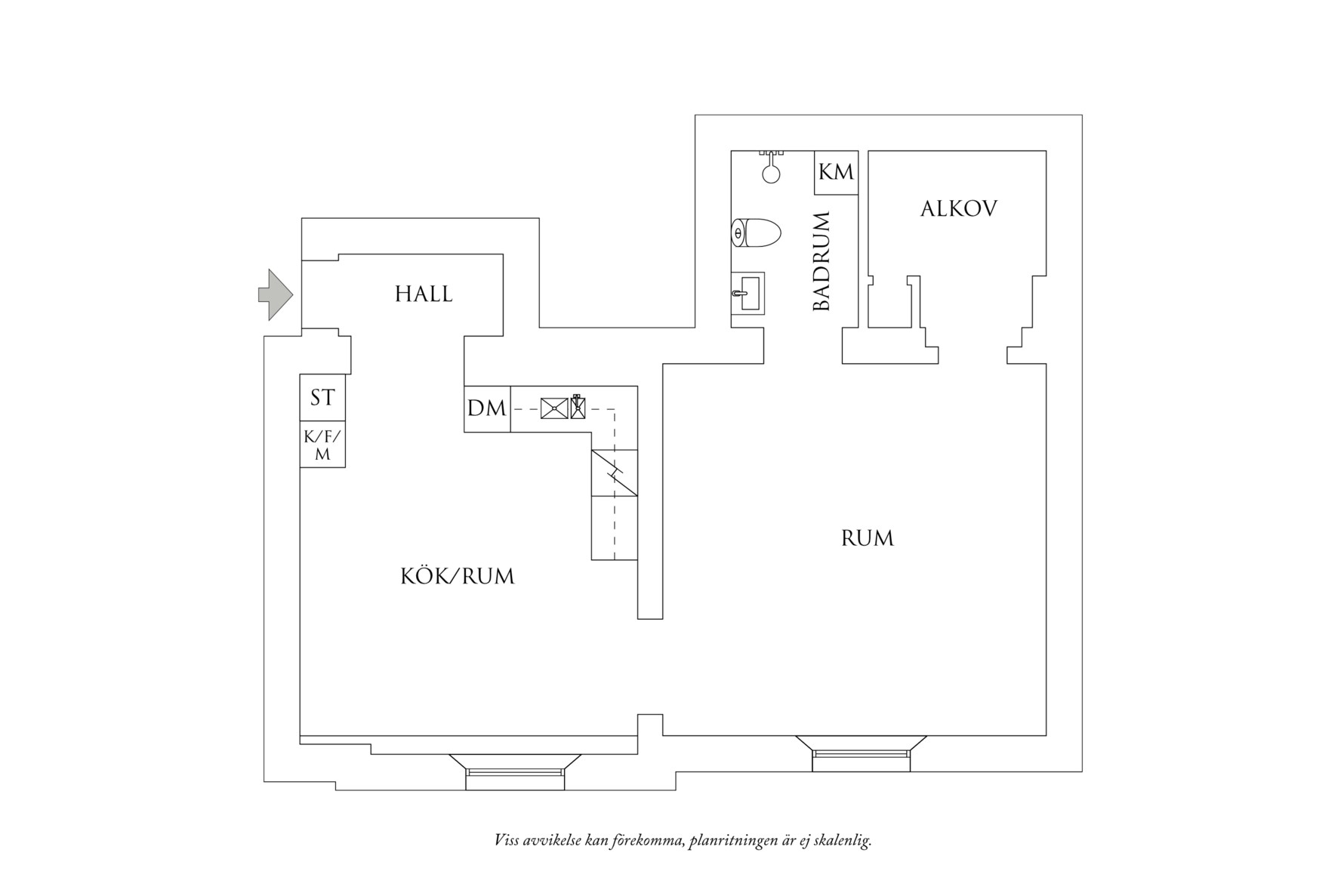 Planritning 1 Västgötagatan 11