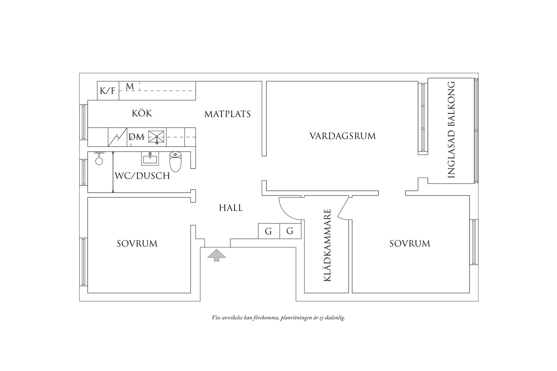 Planritning 1 Kapplandsgatan 90