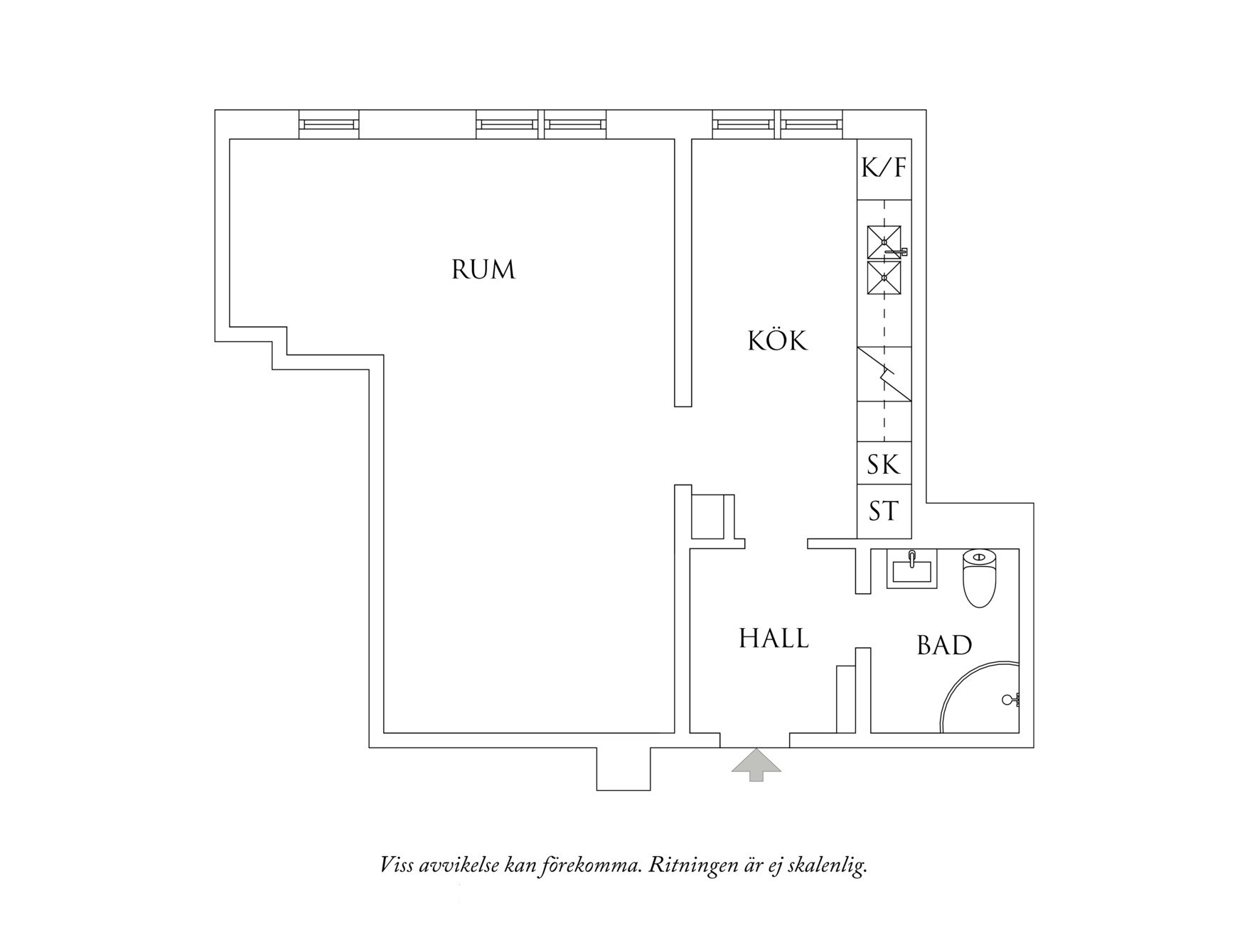 Planritning 1 Västra Liden 2