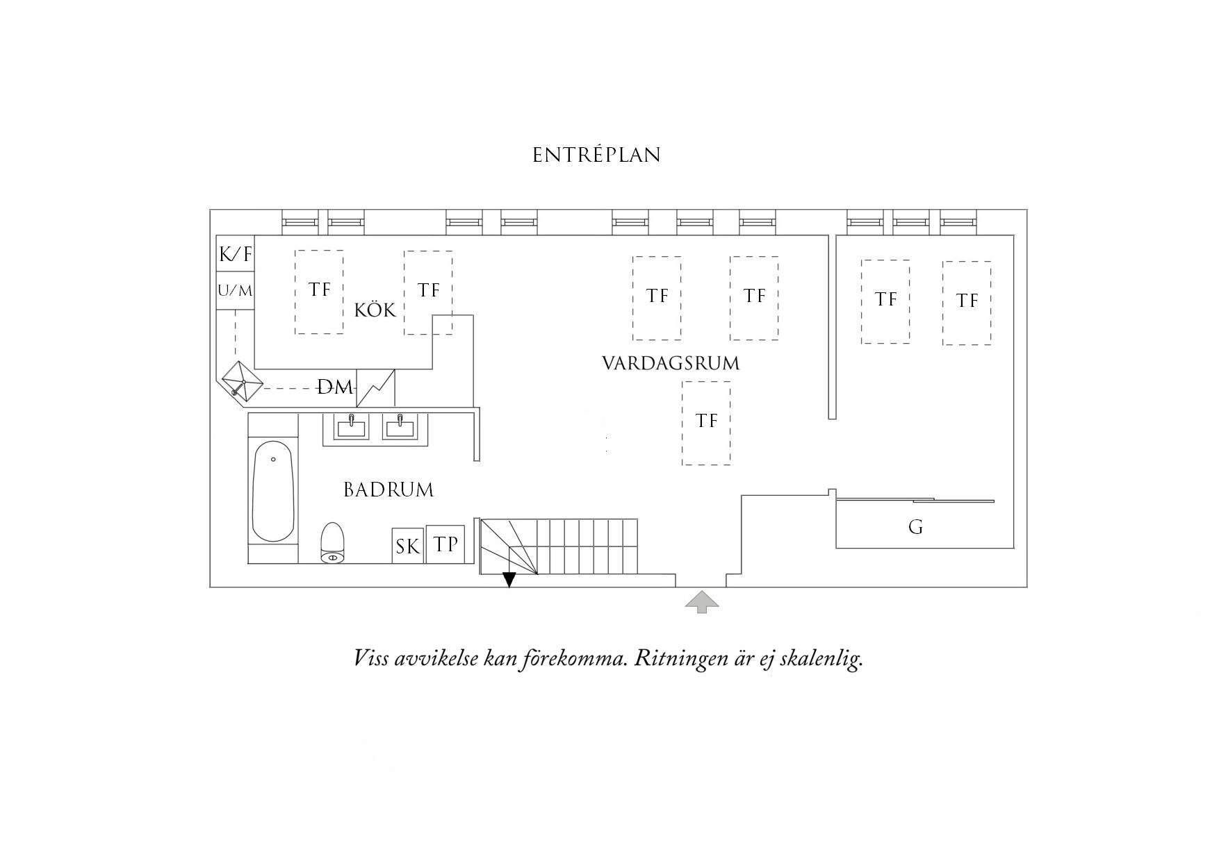 Planritning 1 Västgötagatan 7