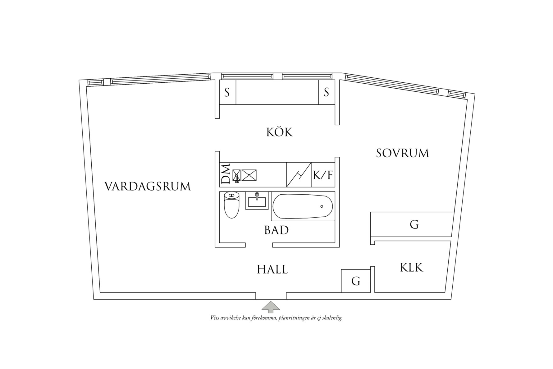 Planritning 1 Norra Liden 21