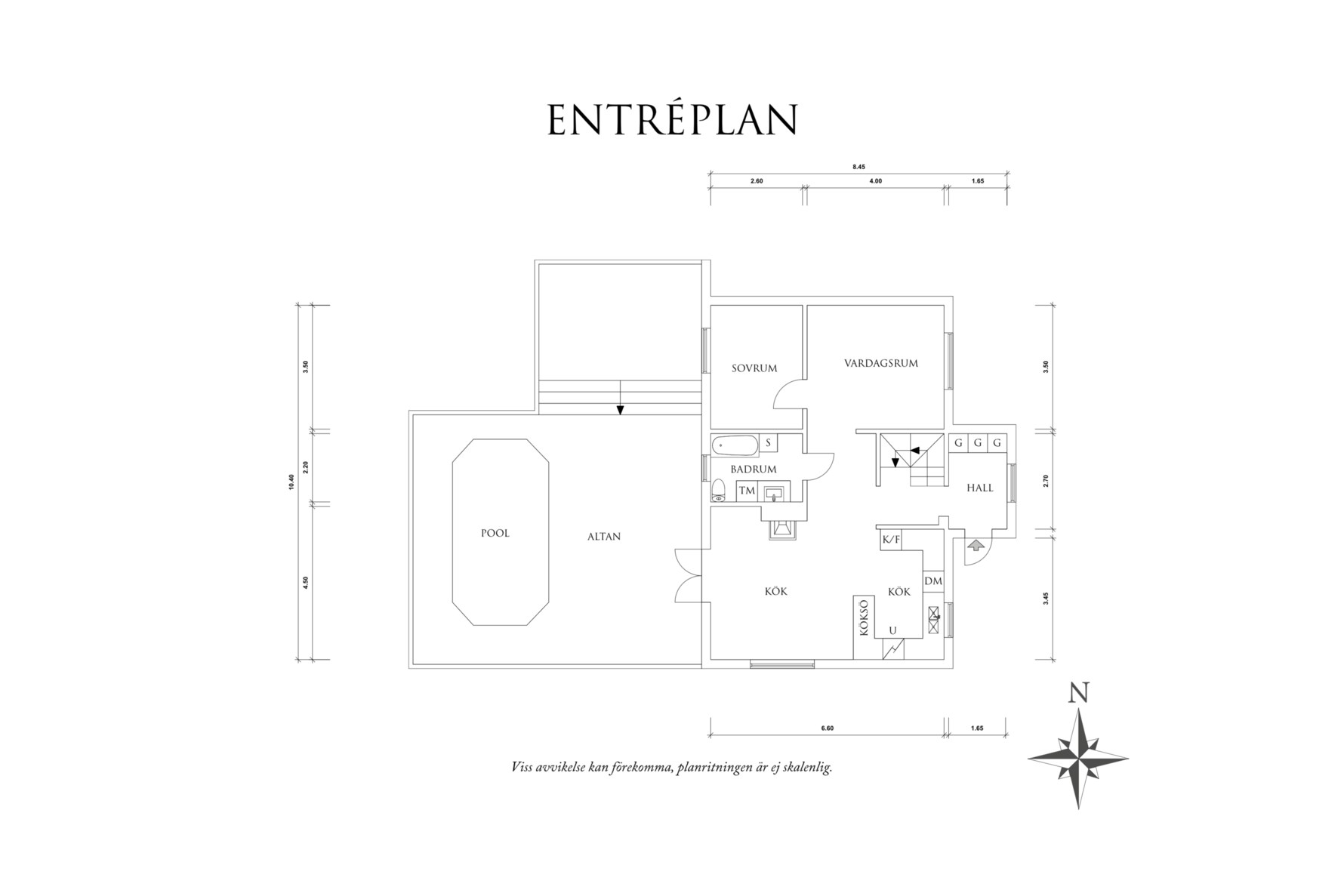 Planritning 1 Gamla Sörredsvägen 120