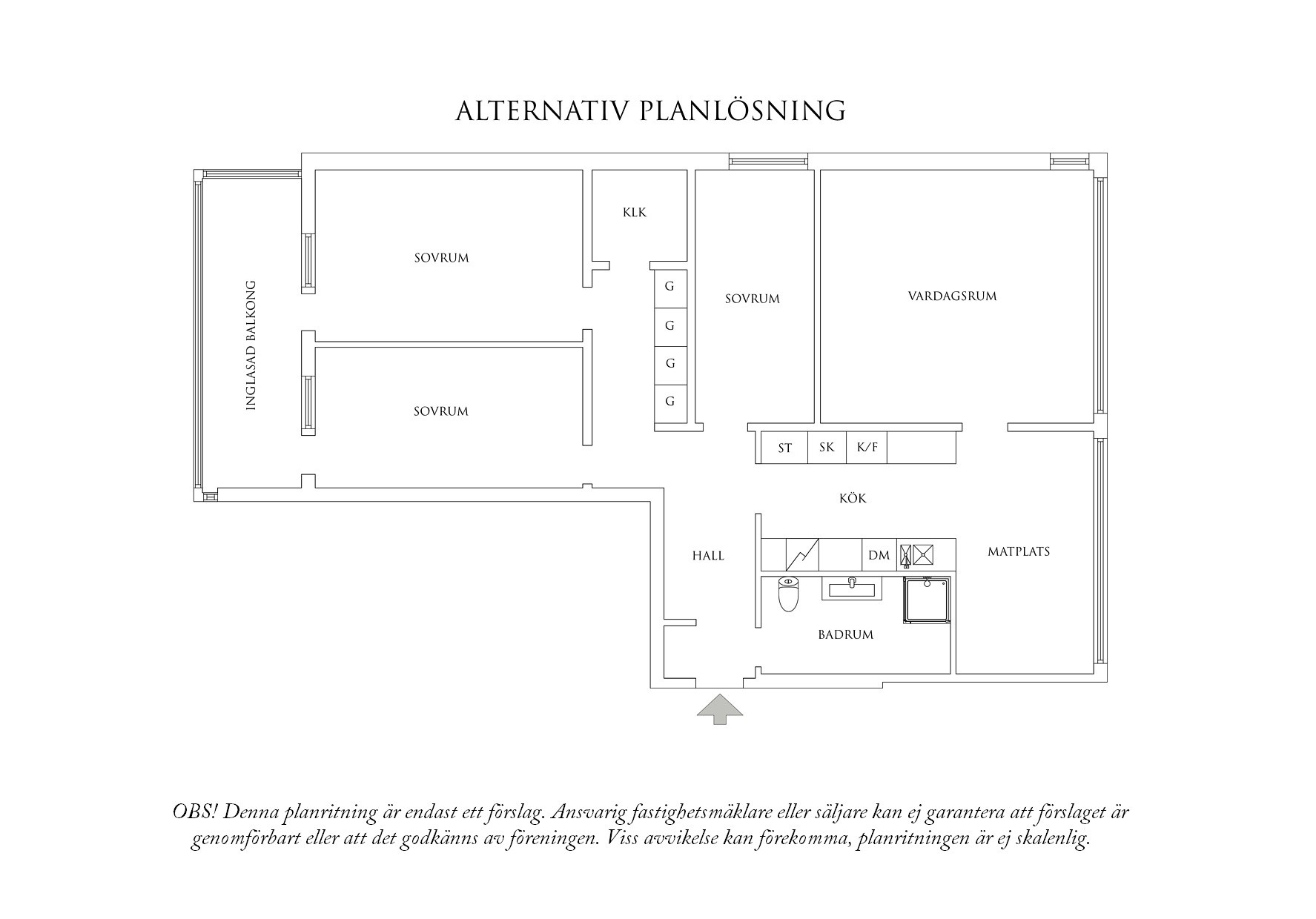 Planritning 2 Masthuggsliden 22