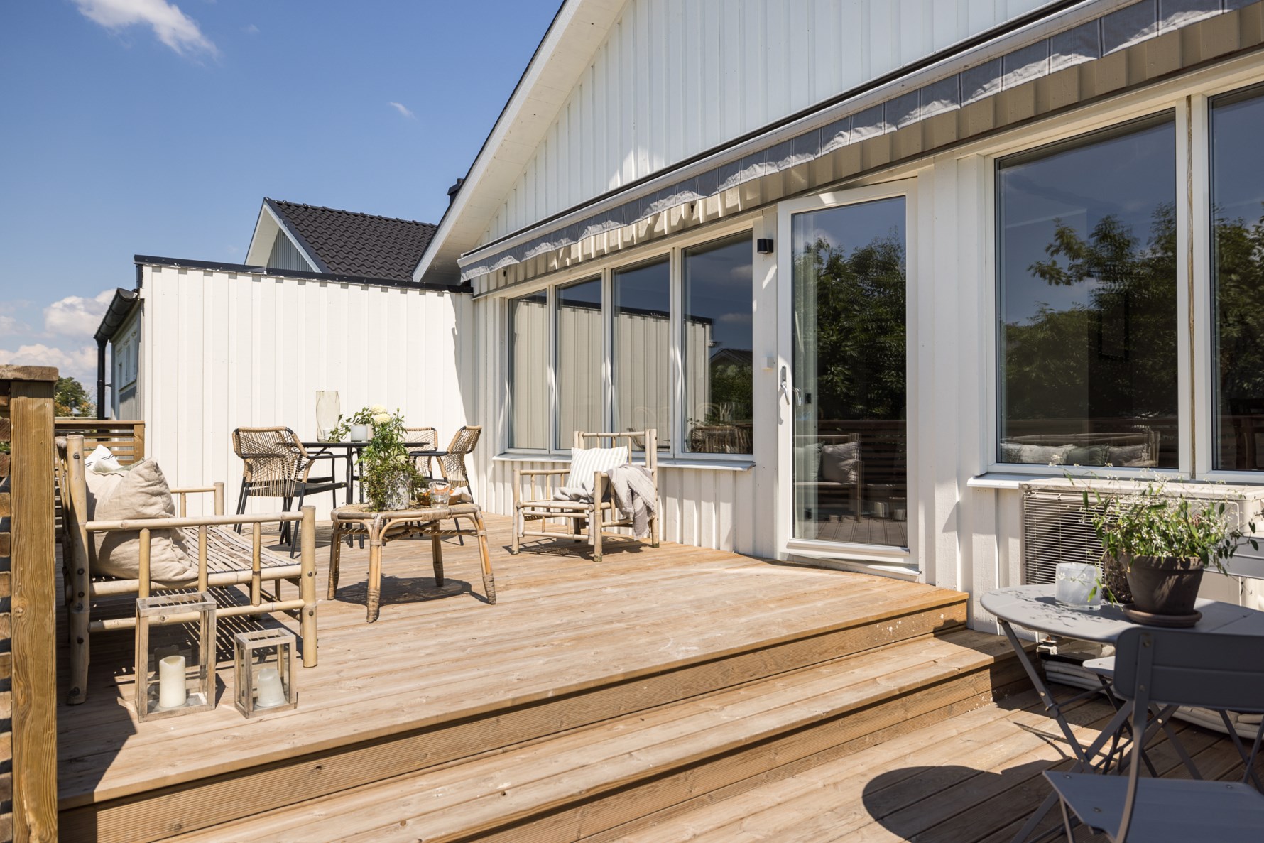 Uteplats i soligt västerläge