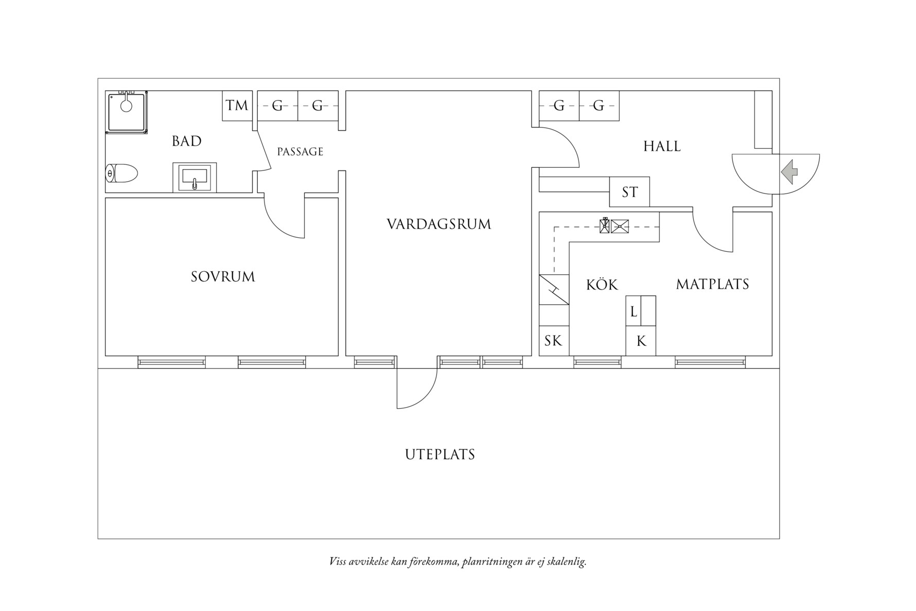 Planritning 1 Kvadrantgatan 68