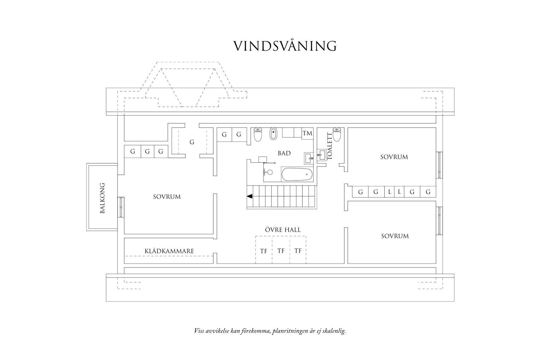 Planritning 2 Cedergatan 2B