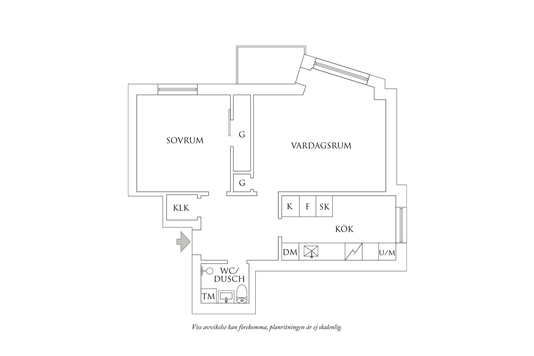 Planritning 1 Växthusgatan 7