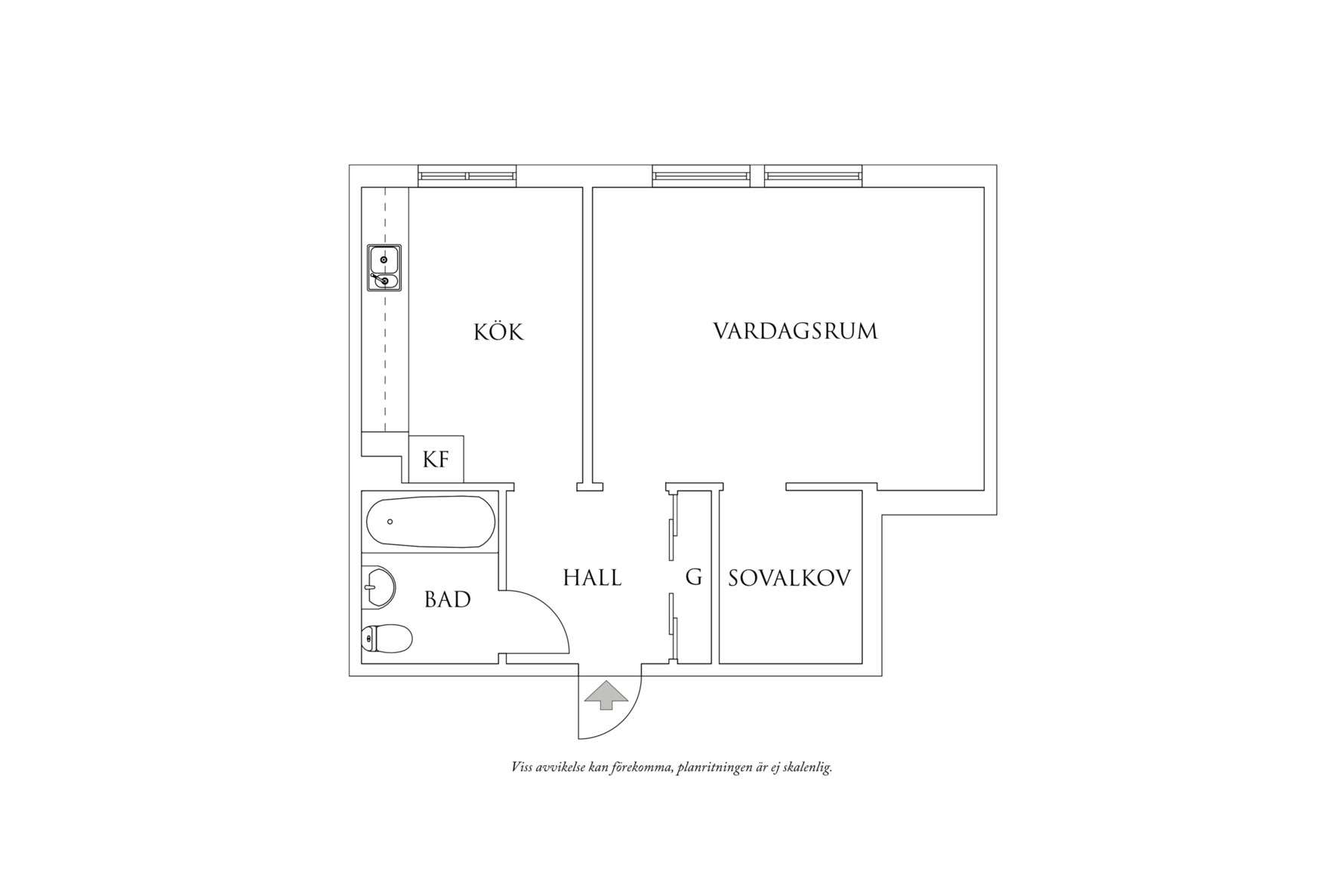 Planritning 1 Götaholmsgatan 21