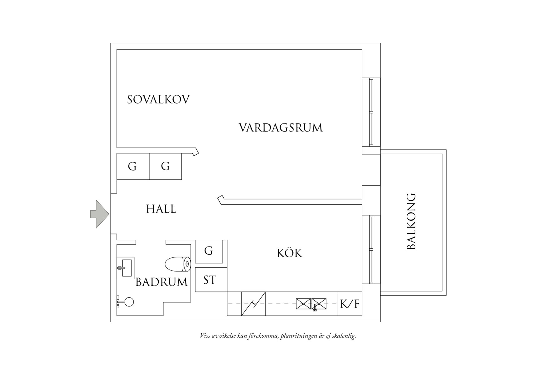 Planritning 1 Spaldingsgatan 9