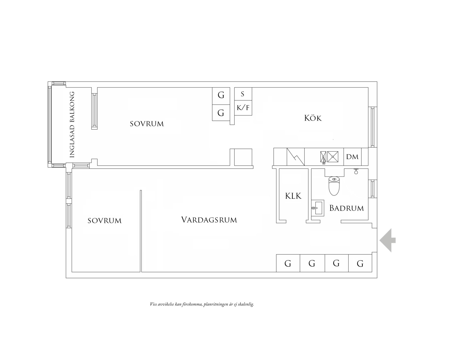 Planritning 1 Blåsutgatan 1