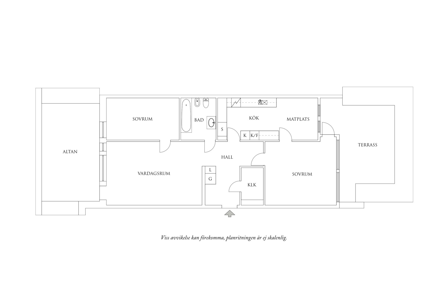 Alternativ planlösning