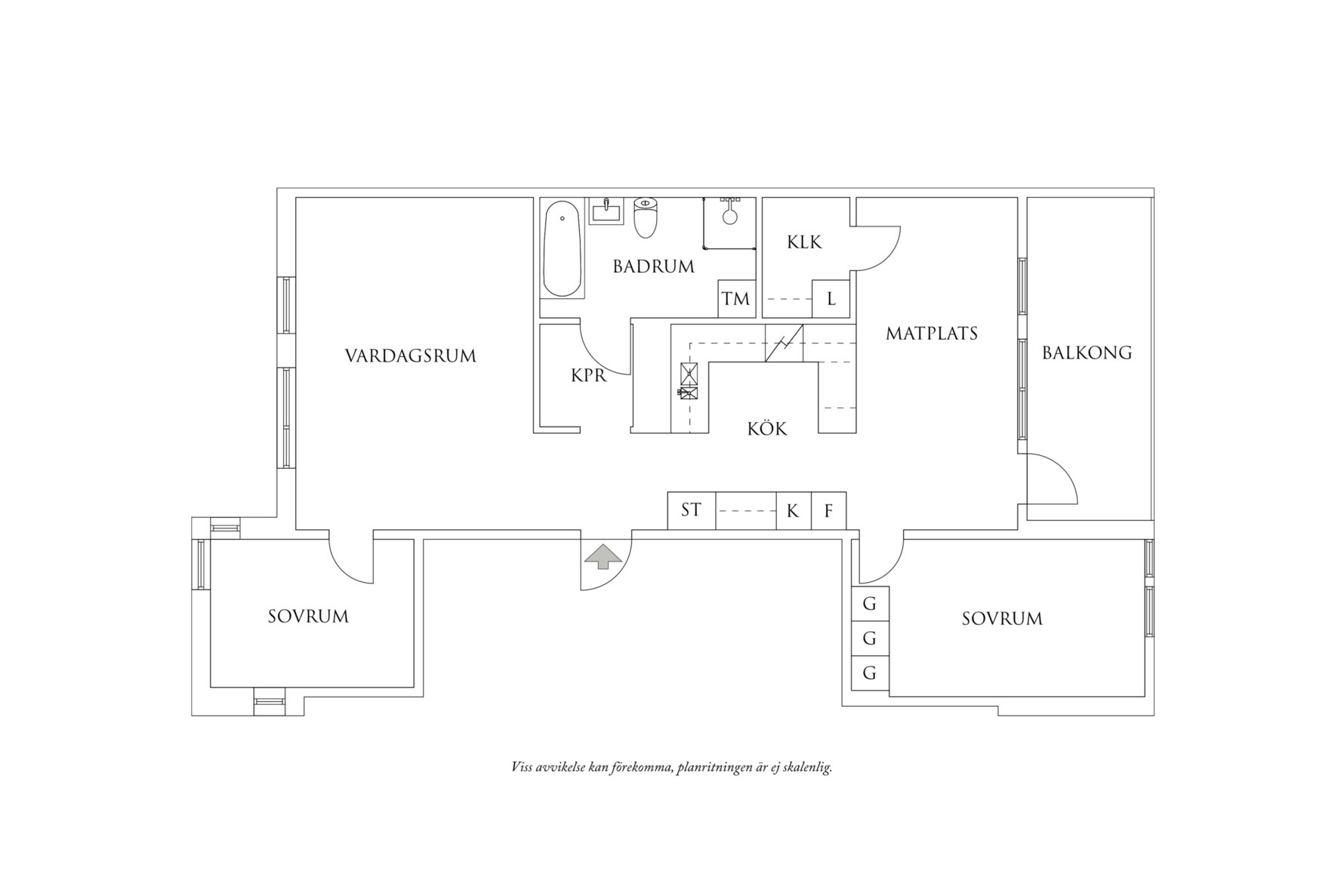 Planritning 1 Nordenskiöldsgatan 2