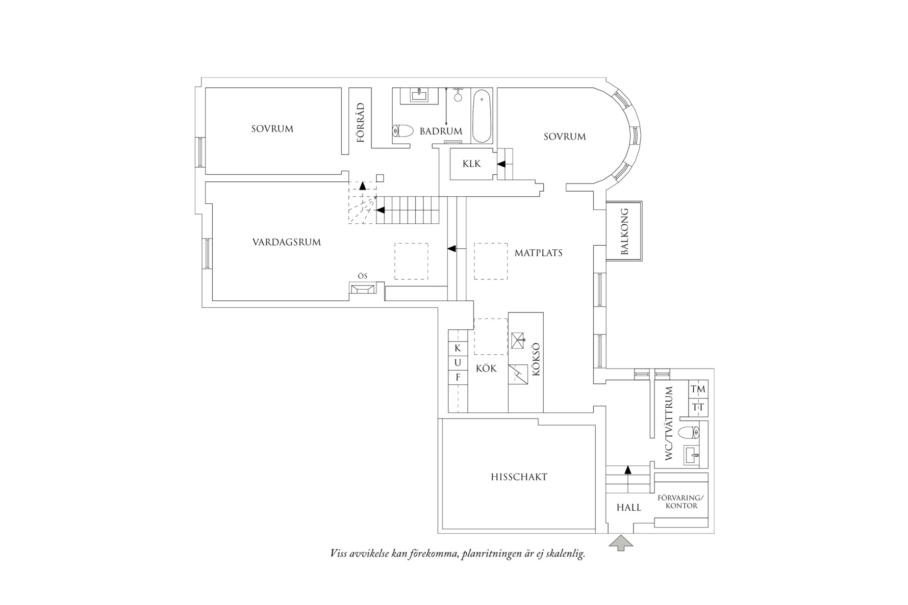 Planritning 1 Karl Gustavsgatan 13