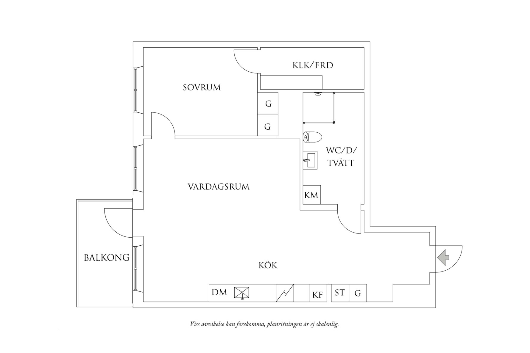 Planritning 1 Sjupundsgatan 43