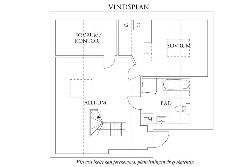 Planritning 2 Skillnadsgatan 60E