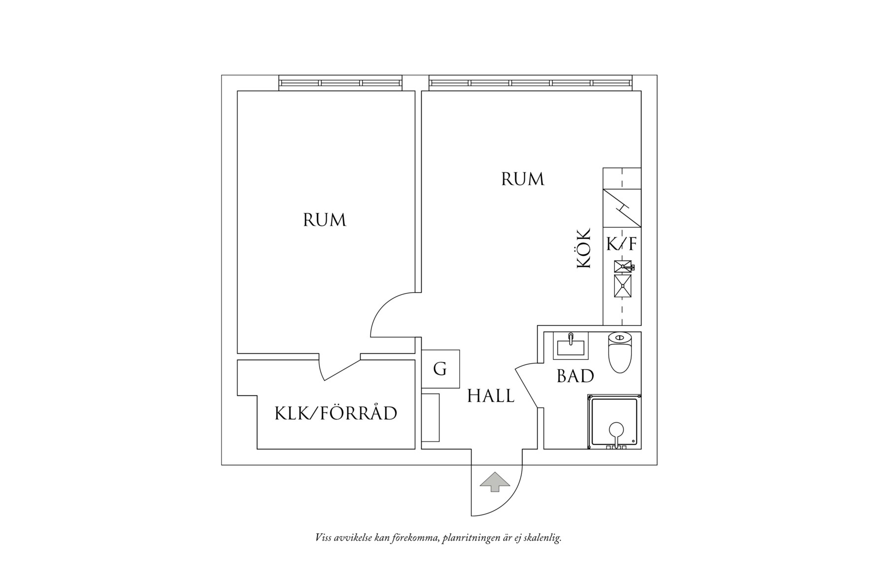 Planritning 1 Mattssonsliden 18