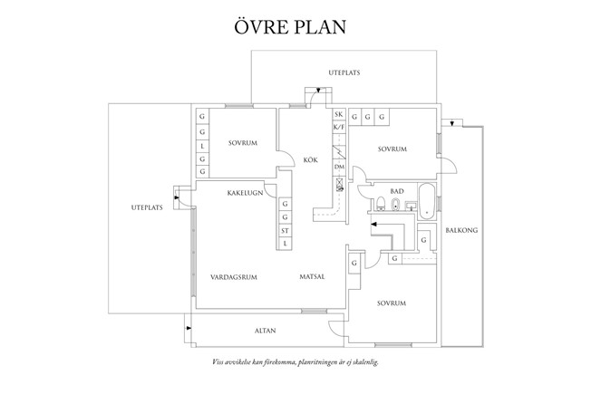 Planritning 2 Äspereds skogsväg 108
