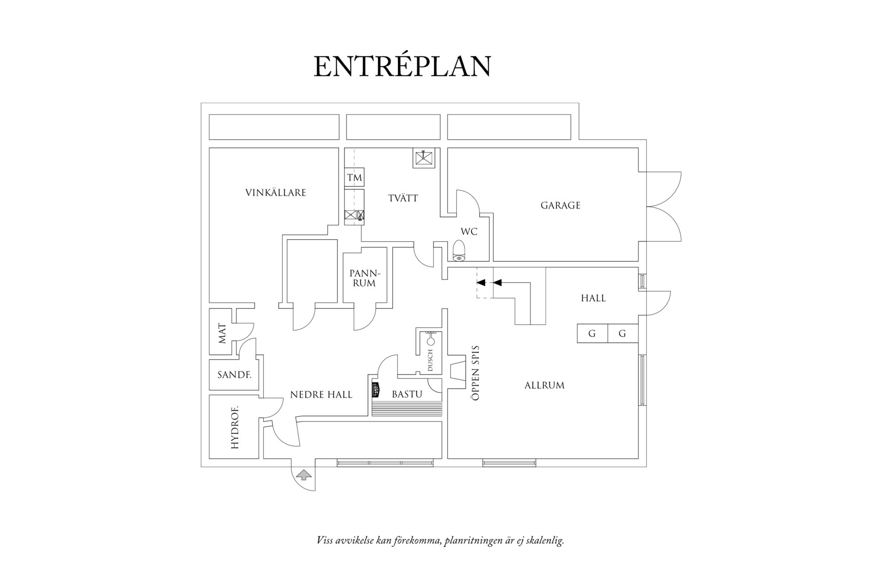 Planritning 1 Äspereds skogsväg 108