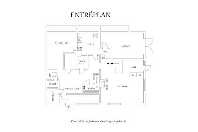 Planritning 1 Äspereds skogsväg 108