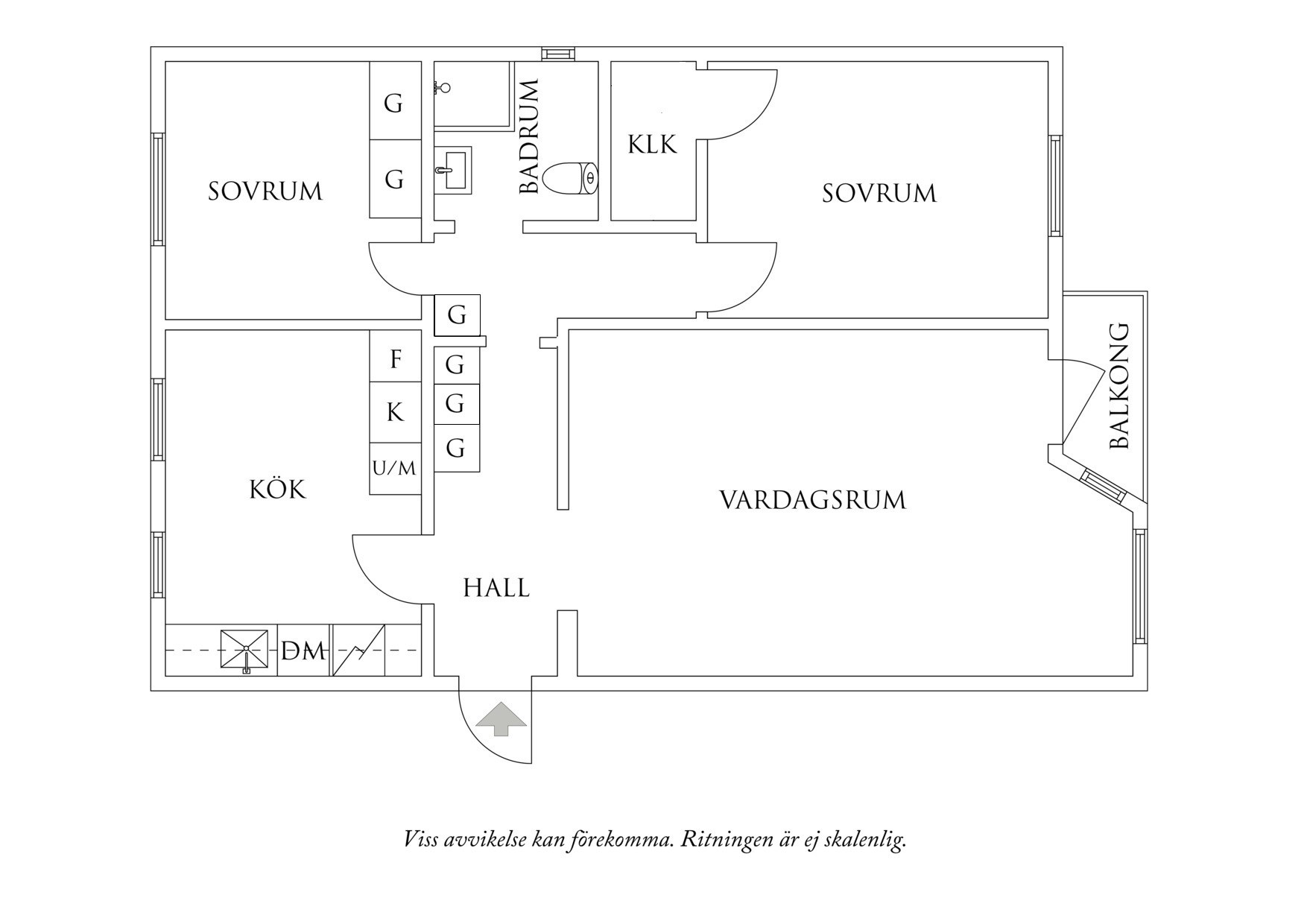 Planritning 1 Mölndalsvägen 61A
