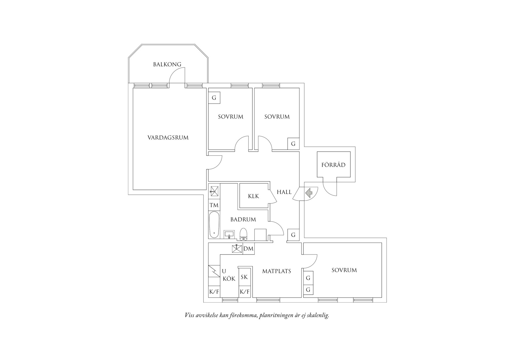 Planritning 1 Kvadrantgatan 48
