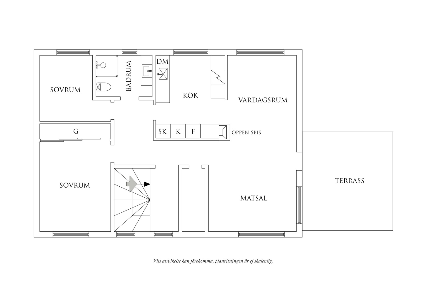 Planritning 1 Hackspettsgatan 14