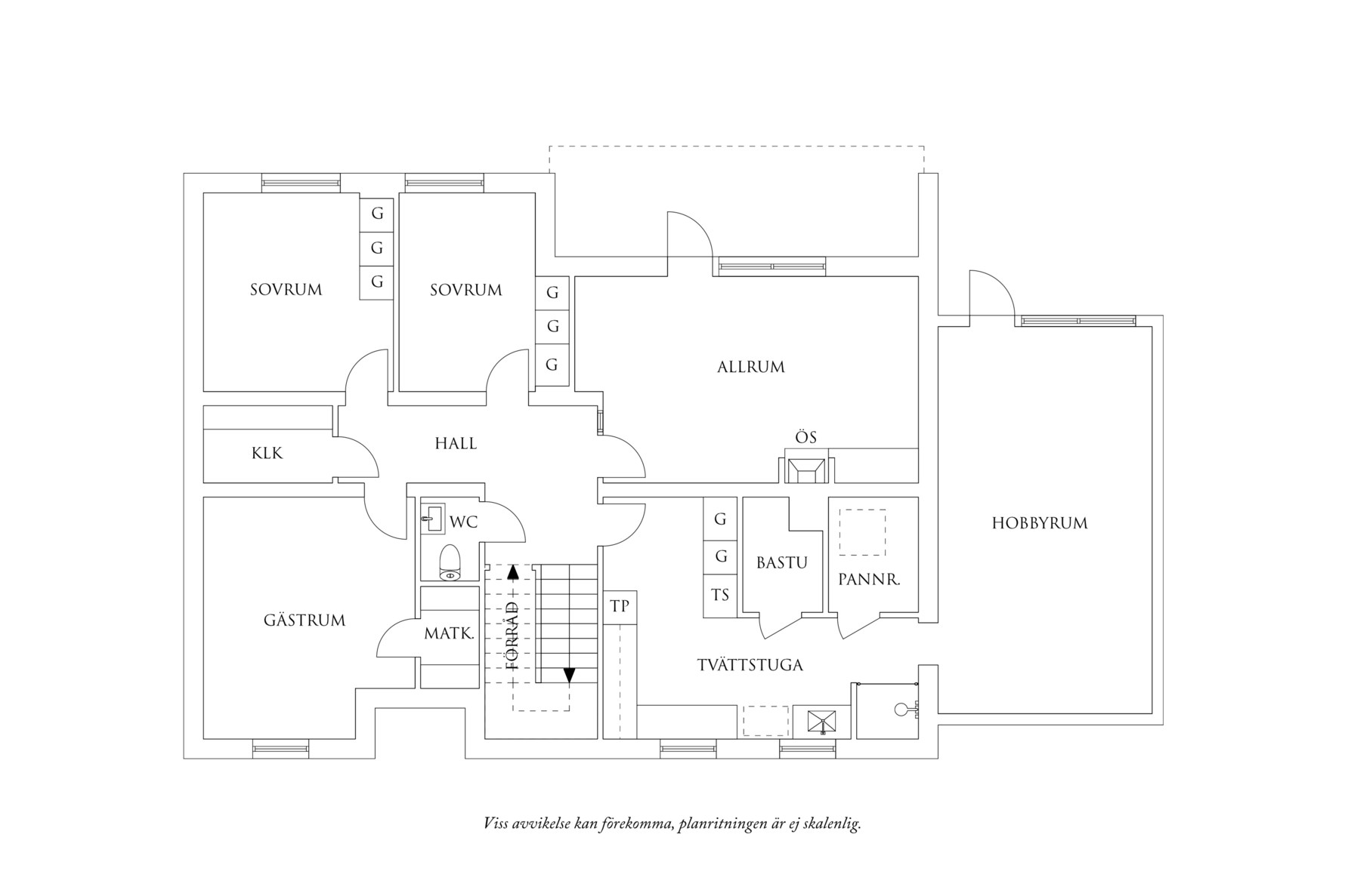 Planritning 2 Tjädergatan 28