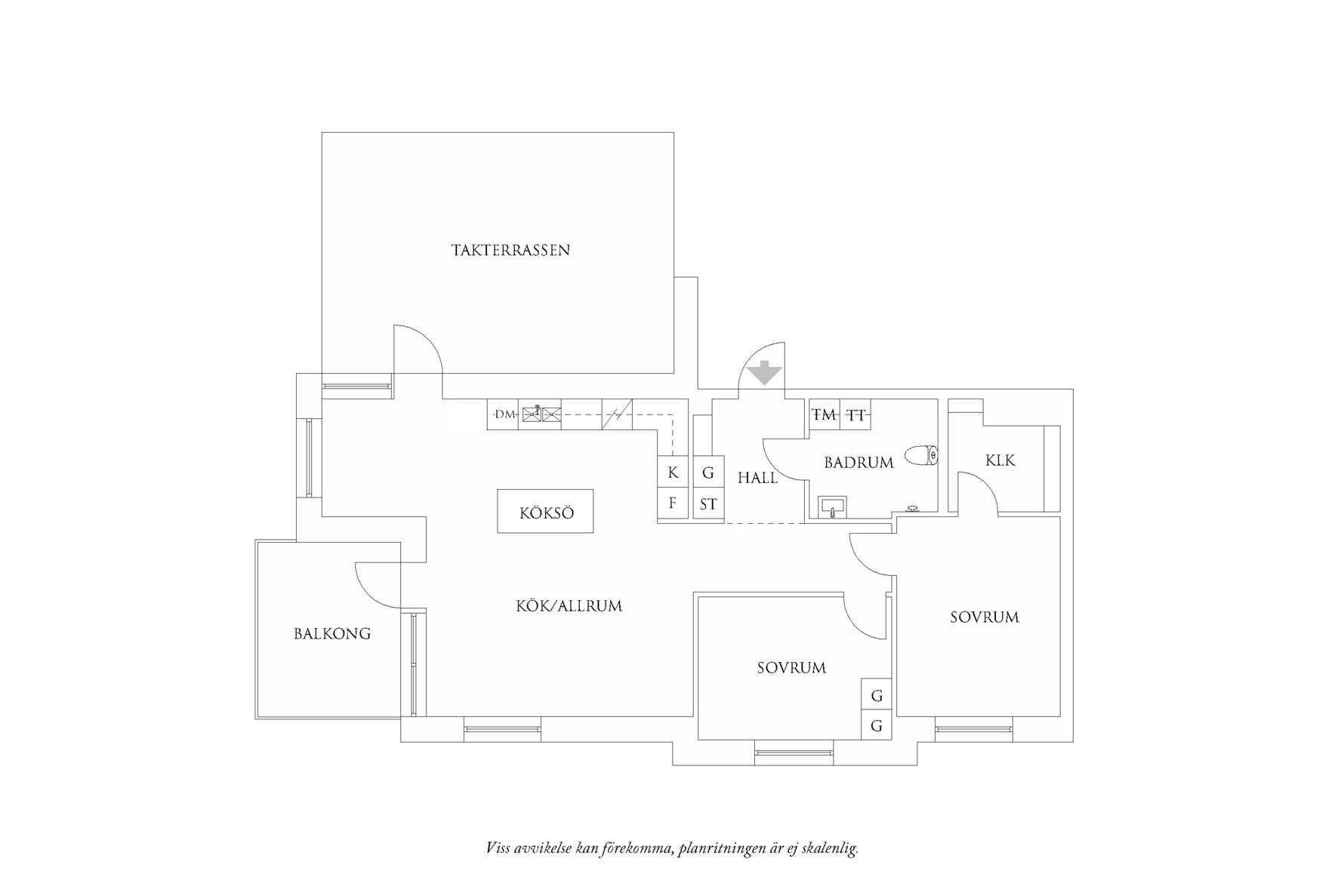 Planritning 1 Uggleberget 24