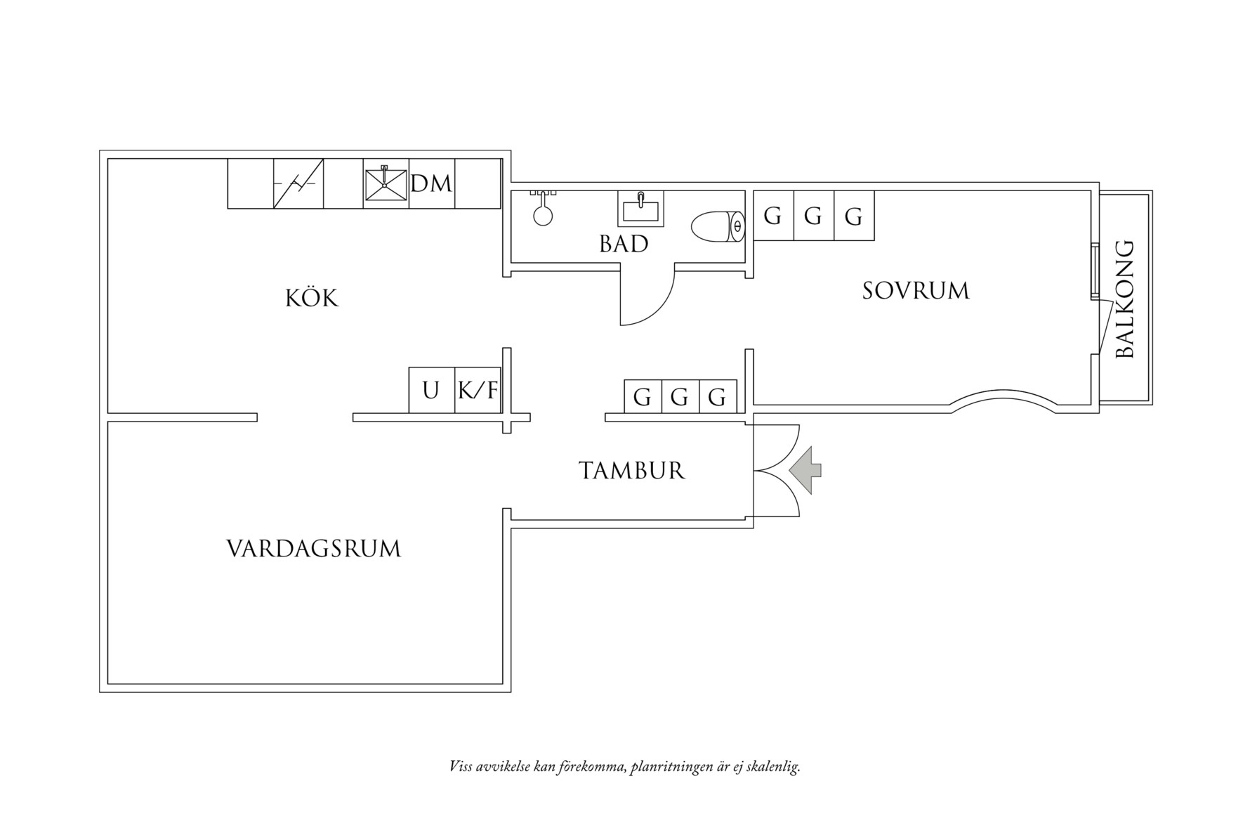 Planritning 1 Aschebergsgatan 32