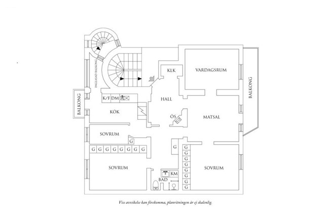 Planritning 1 Aschebergsgatan 39