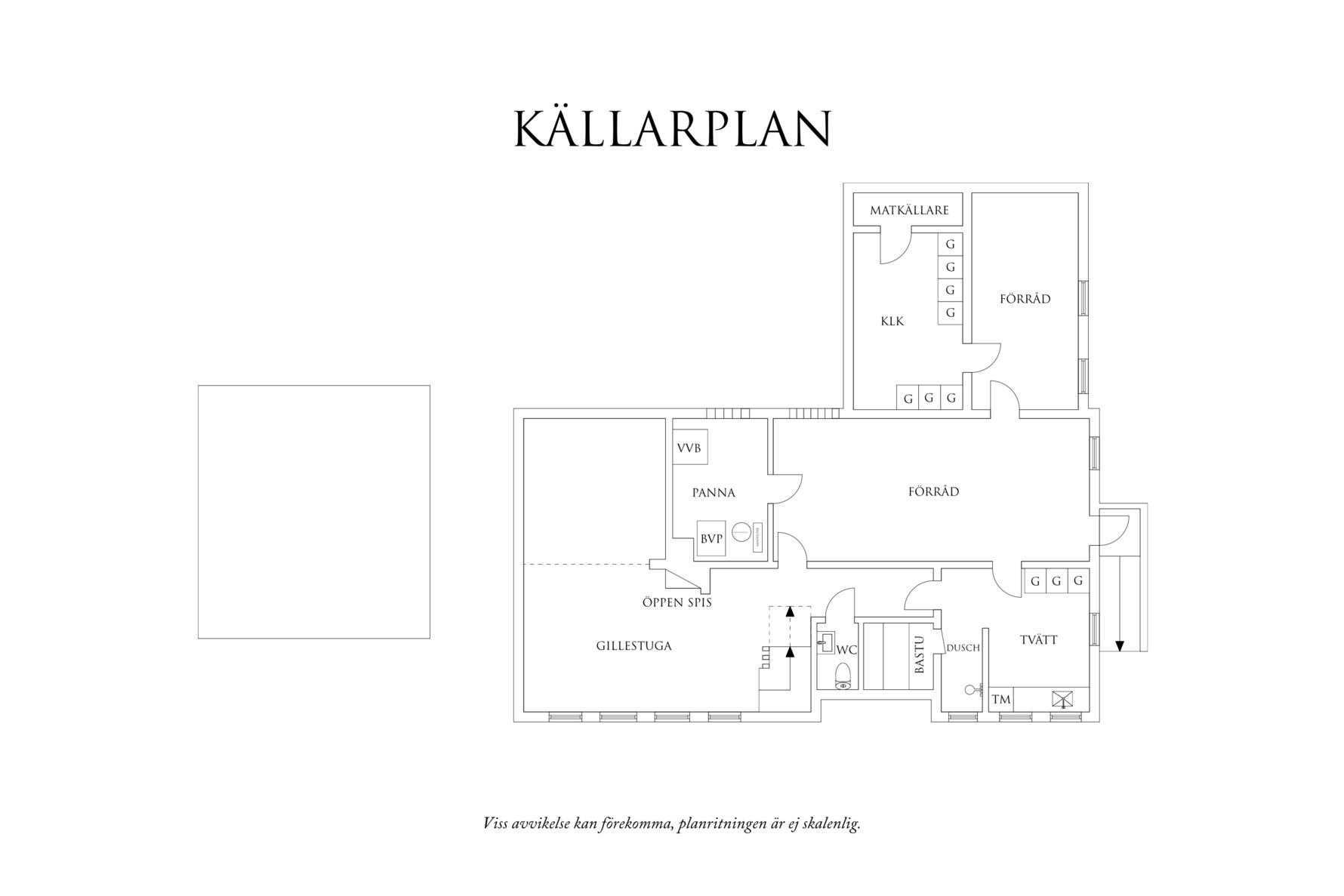 Planritning 2 Hovås lingonstig 1