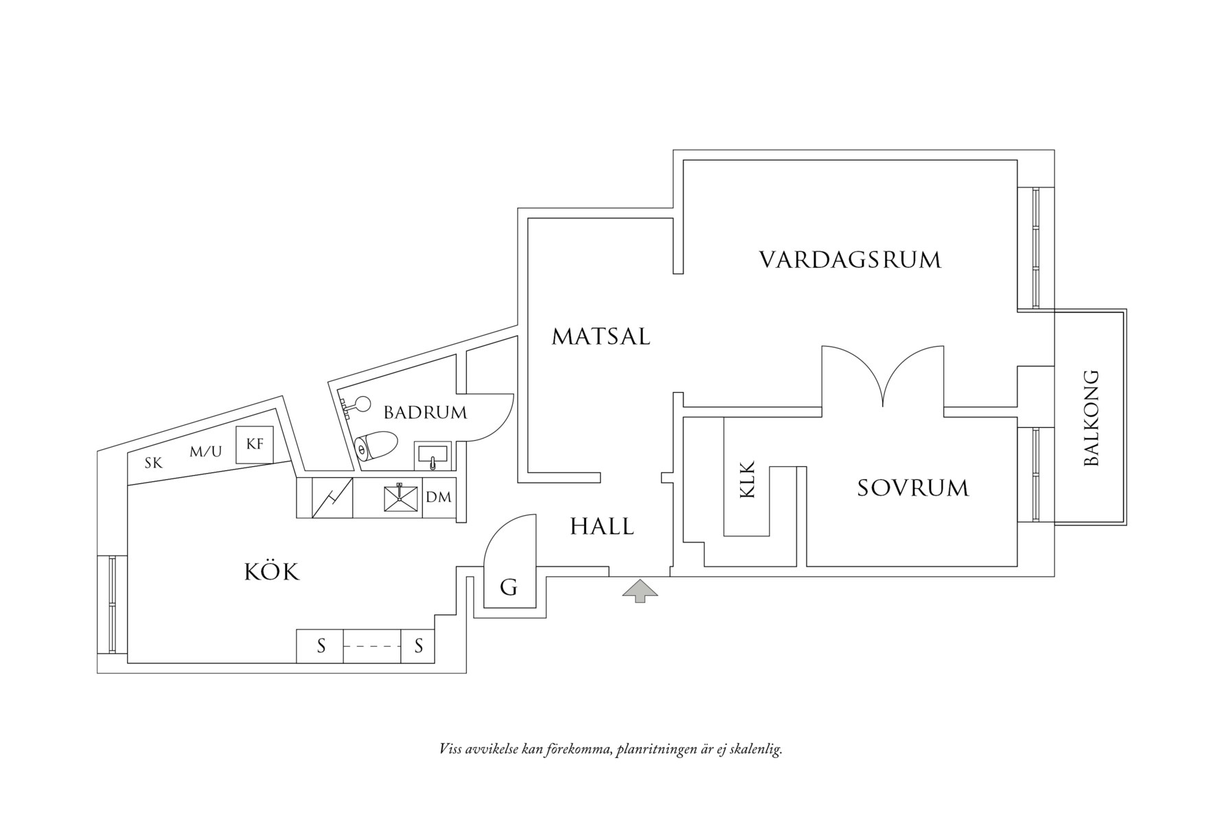 Planritning 1 Gyllenkrooksgatan 1