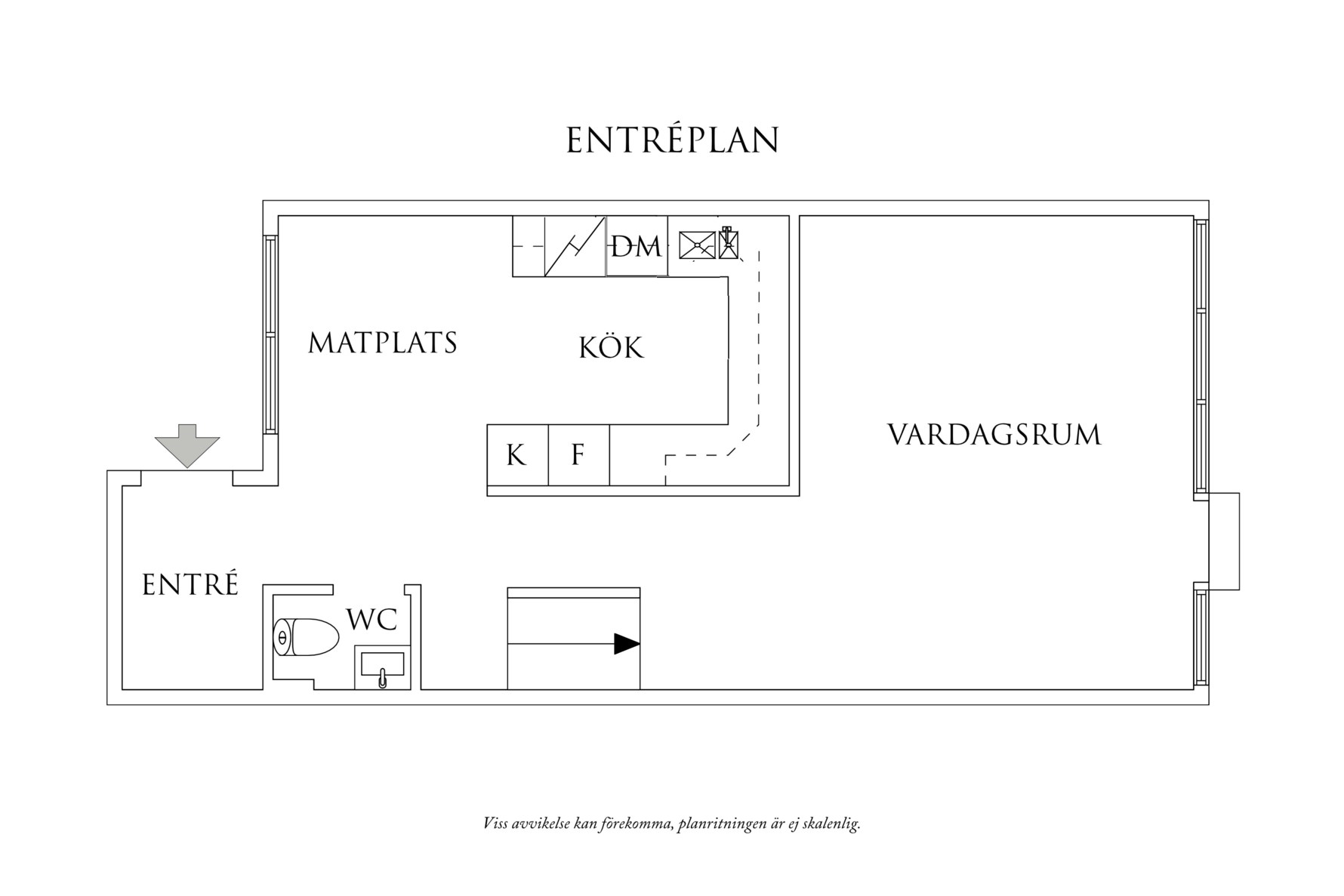 Planritning 1 Växelmyntsgatan 7D