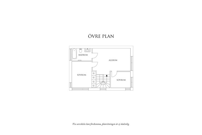 Planritning 2 Agda Helins väg 3