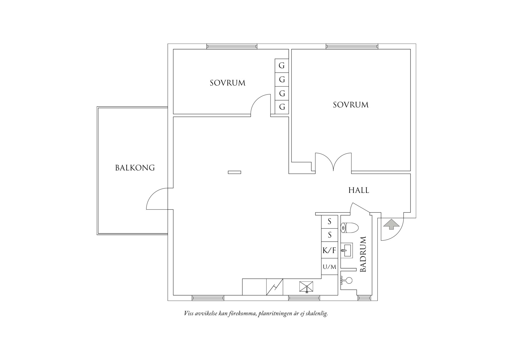 Planritning 1 Sörgårdsgatan 29