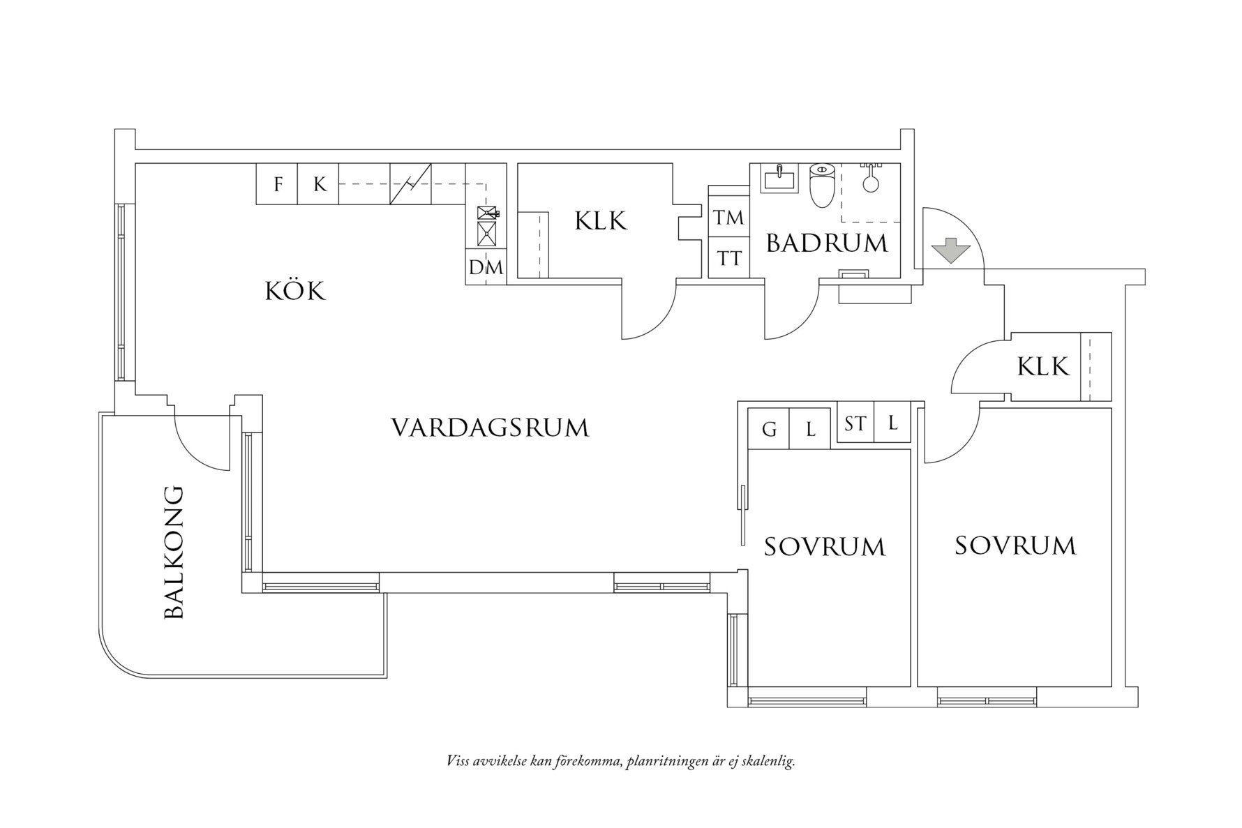 Planritning 1 Sixten Camps gata 8