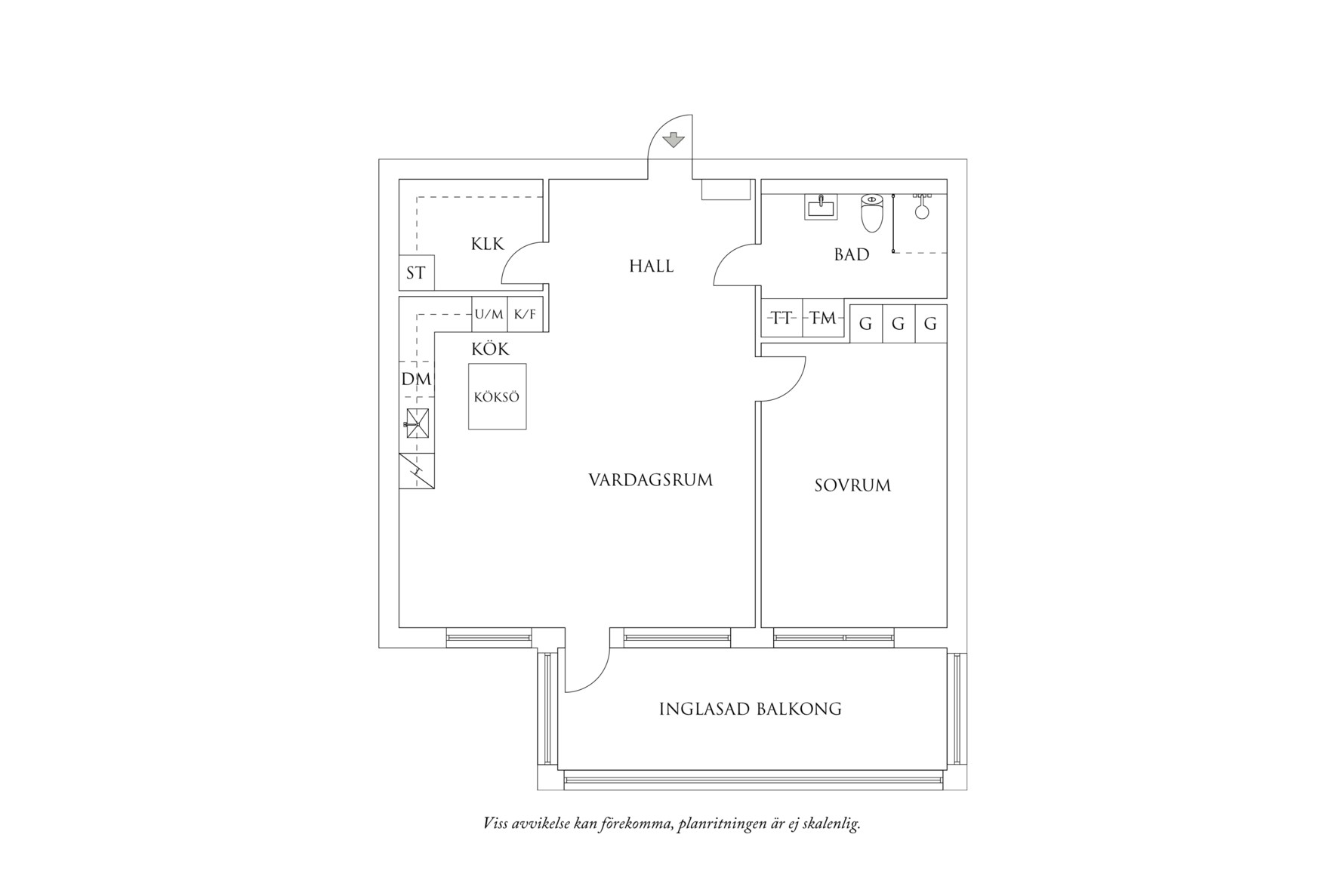 Planritning 1 Hinderbanan 6