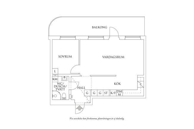 Planritning 1 Hedtångsvägen 31A