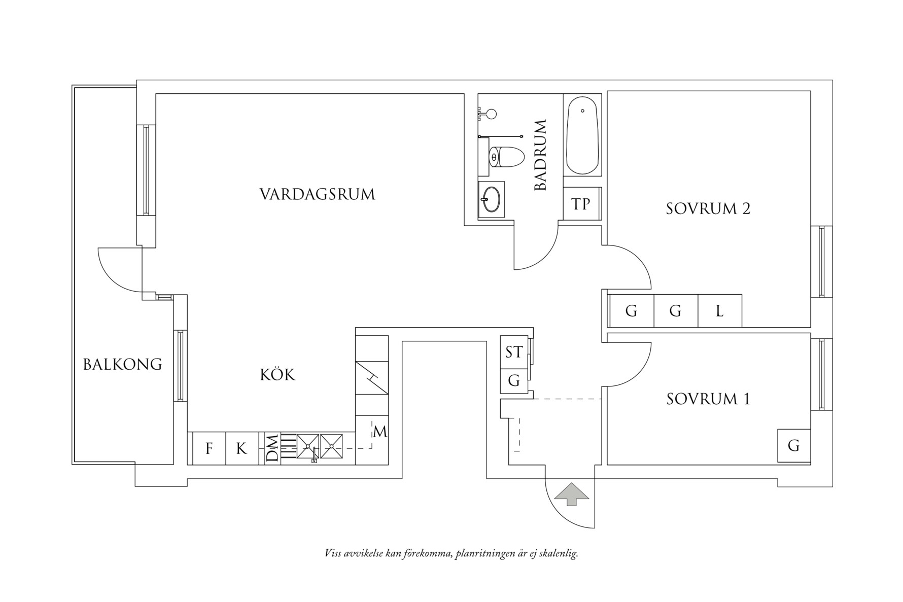 Planritning 1 Sjöbackevägen 10