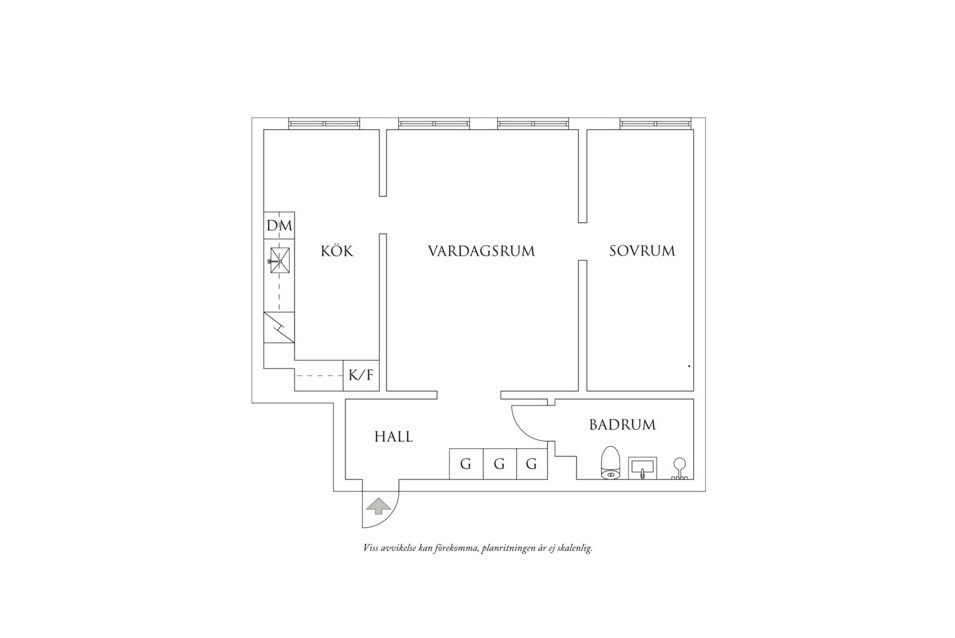 Planritning 1 Ålandsgatan 3