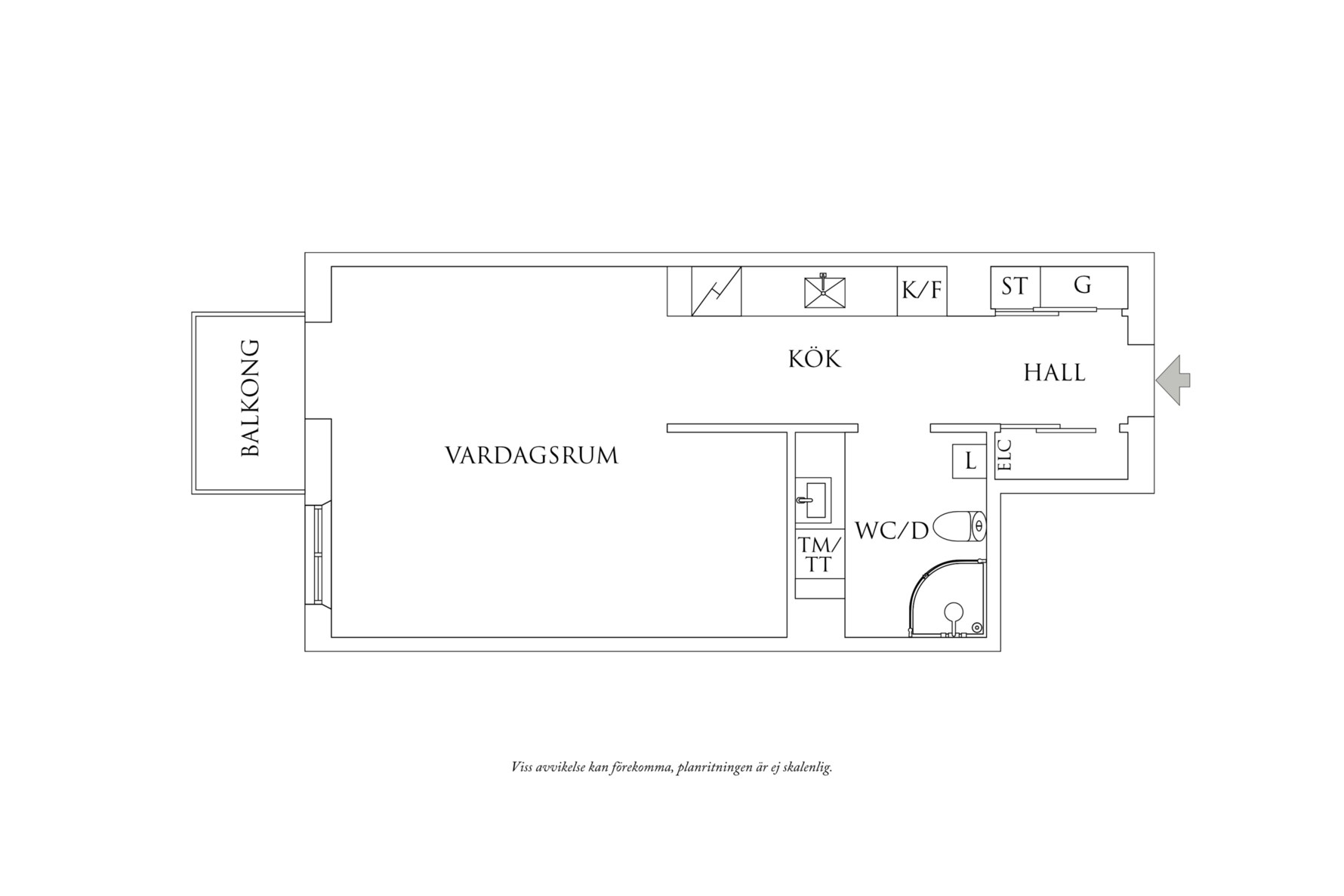 Planritning 1 Sparvgatan 7
