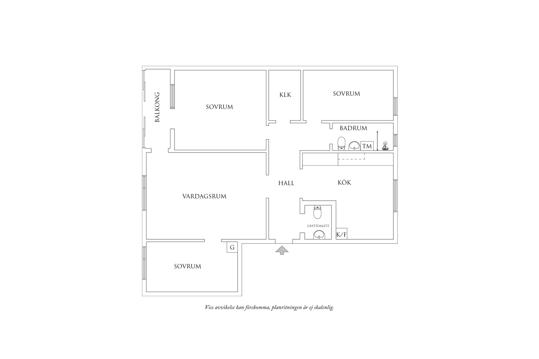 Planritning 1 Lantmilsgatan 12