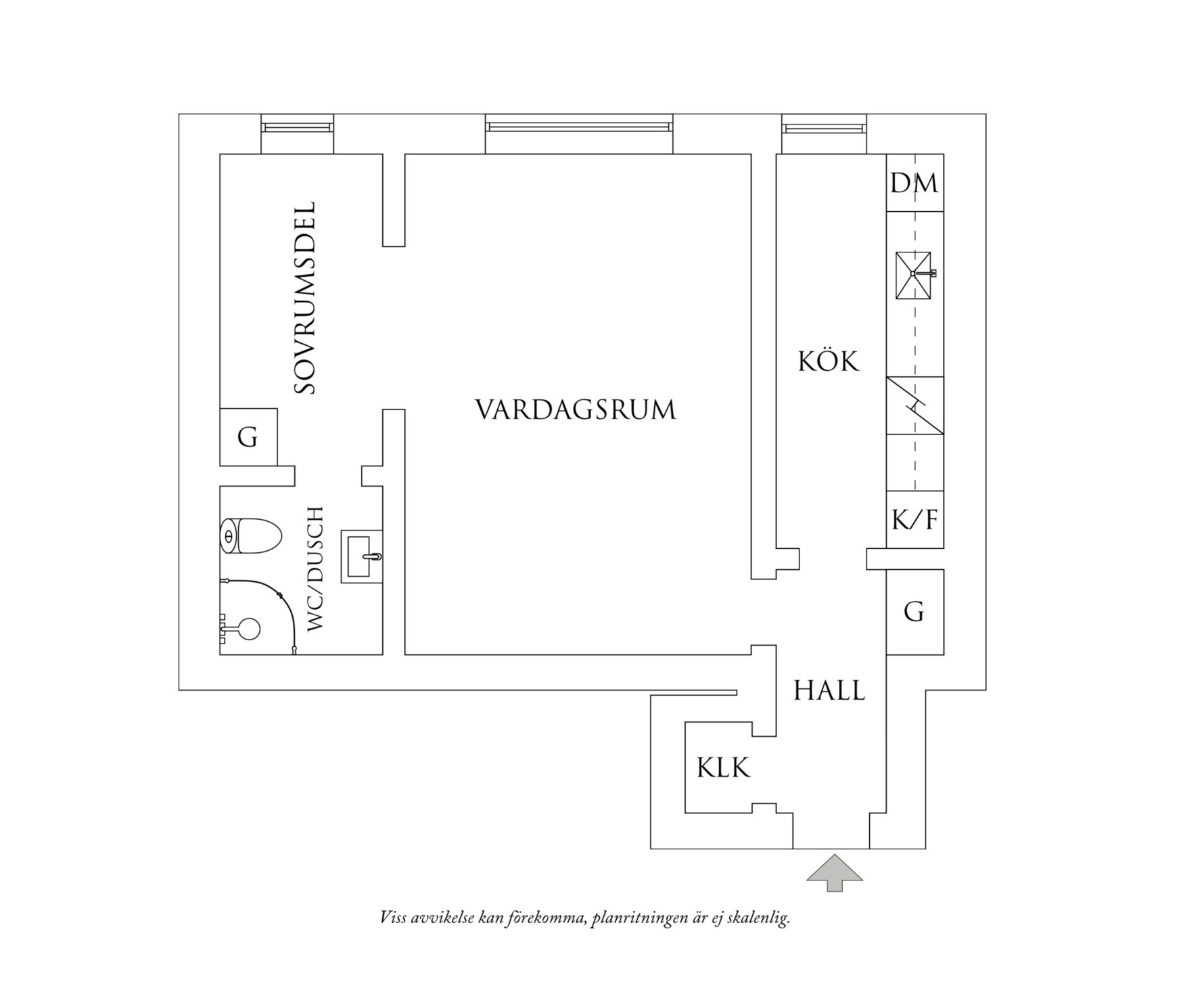 Planritning 1 Lundgrensgatan 12