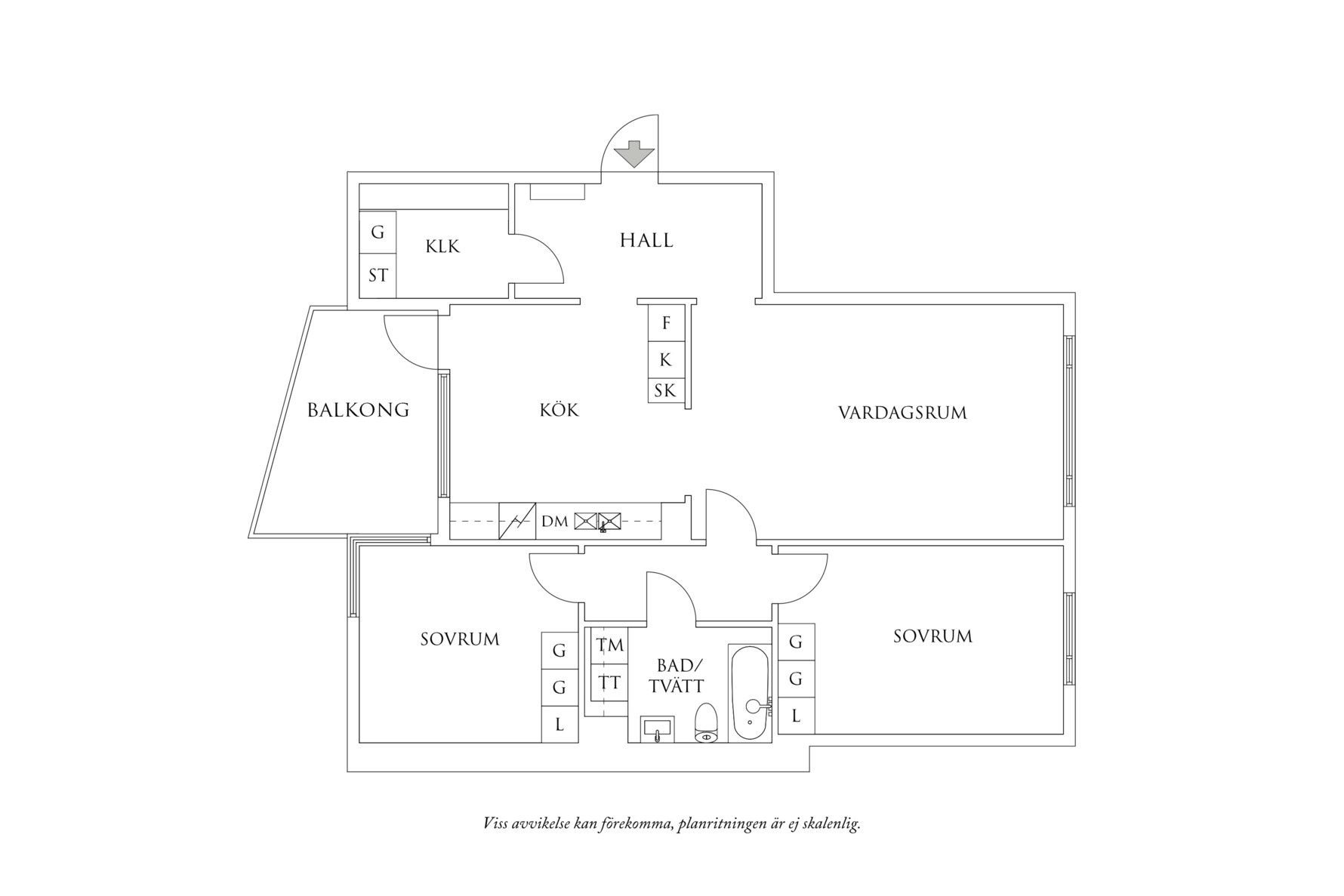 Planritning 1 Lotsgatan 17