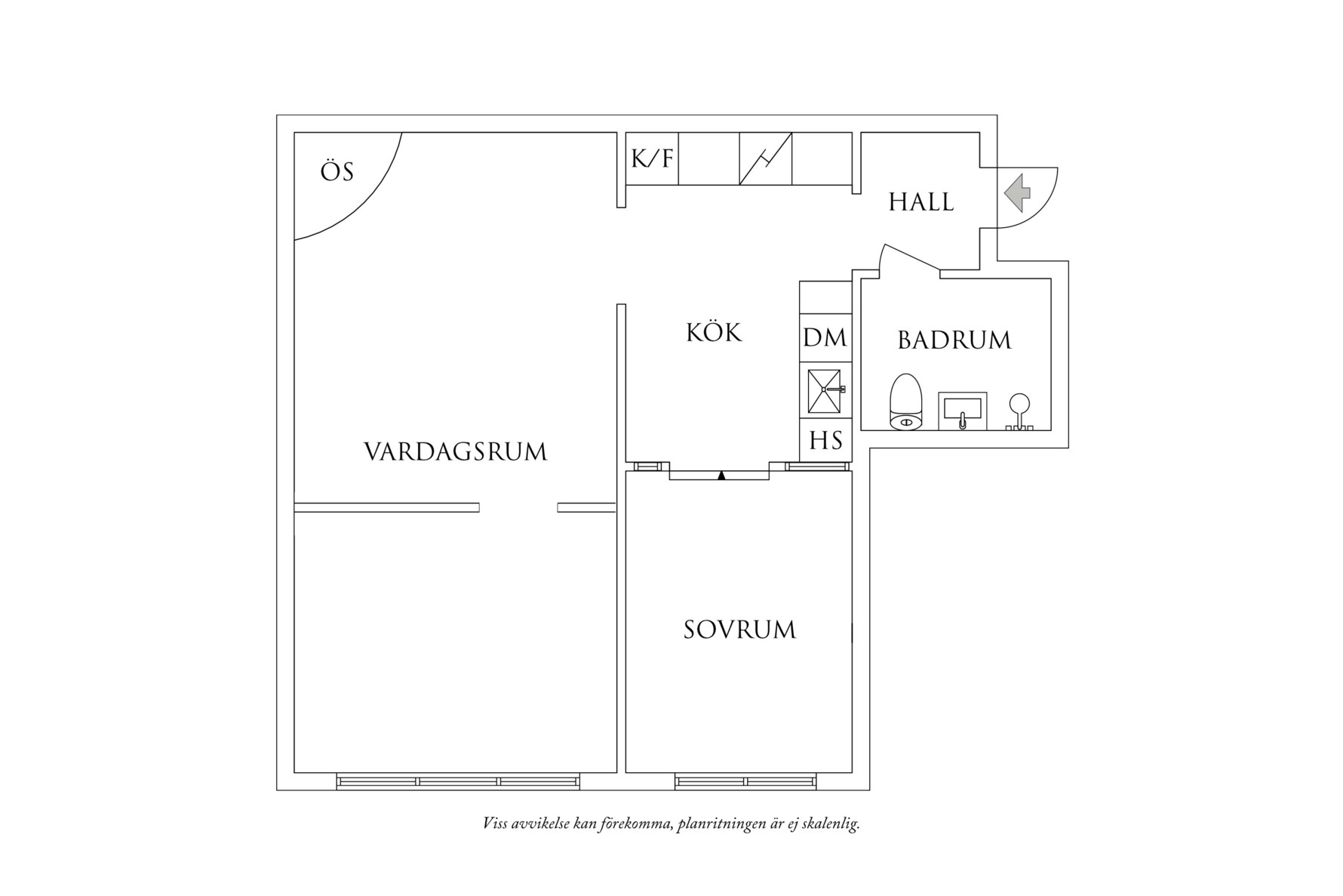 Planritning 1 Norra Gubberogatan 11