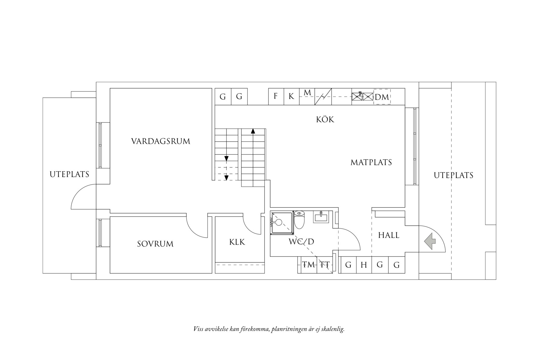 Planritning 1 Bruksgatan 38