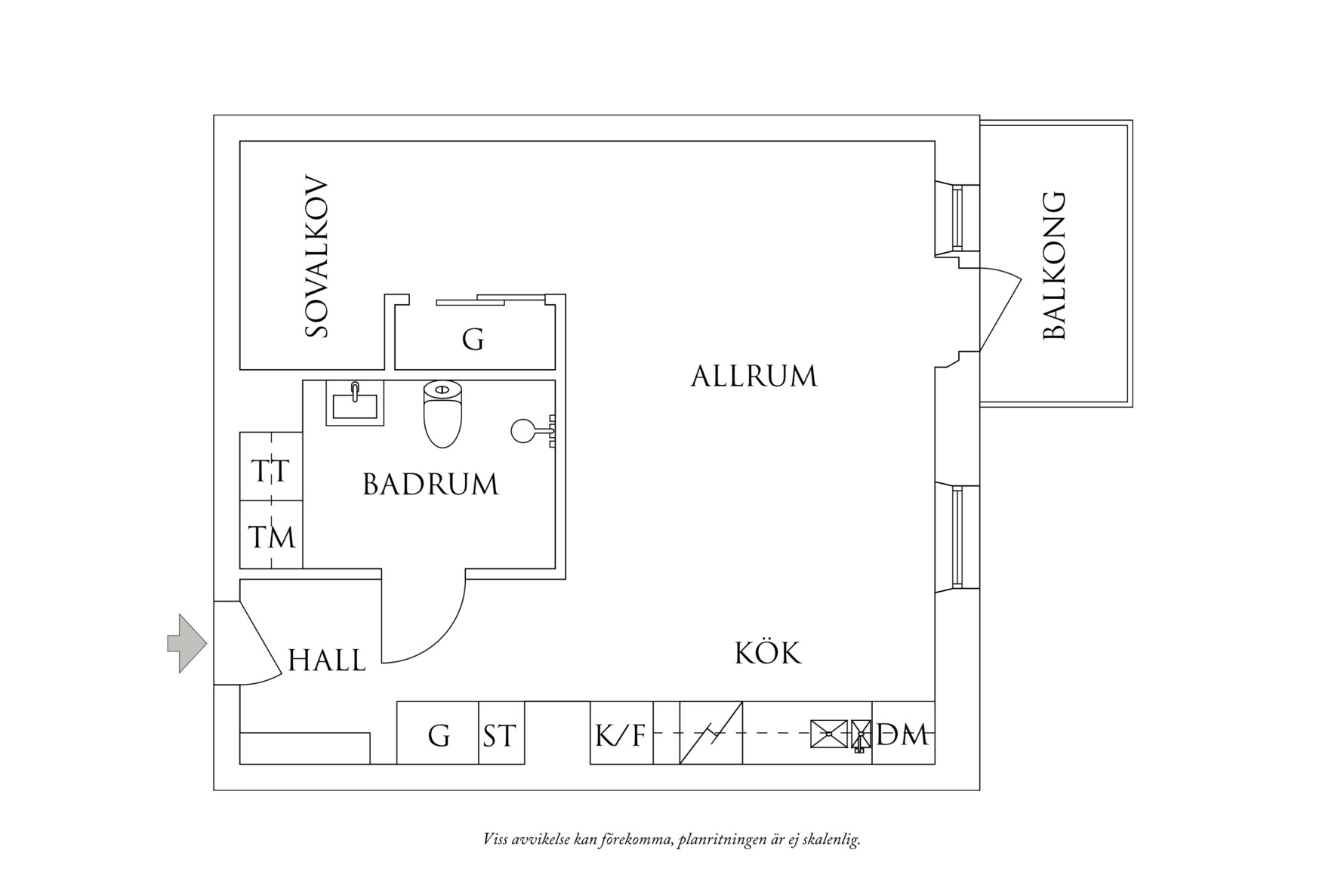 Planritning 1 Mölndalsvägen 63